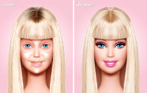 Barbie without Makeup