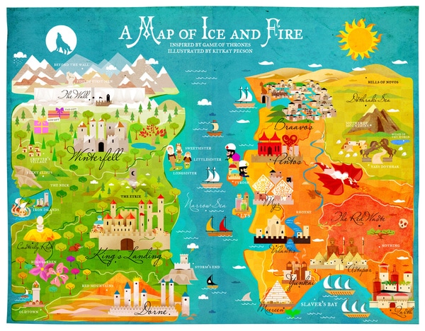 Map of Ice and Fire