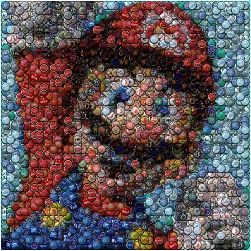 Mario Poster Kronkorken