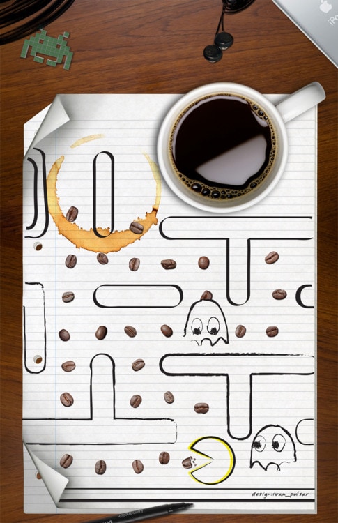 Pac-Man Kaffeepause