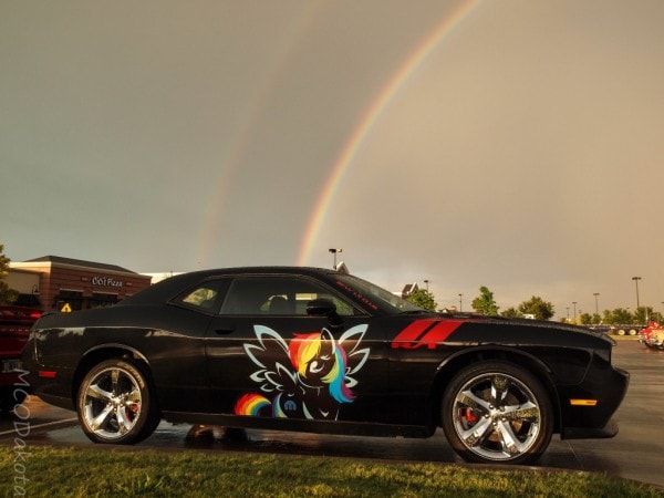 Rainbow Dash Car