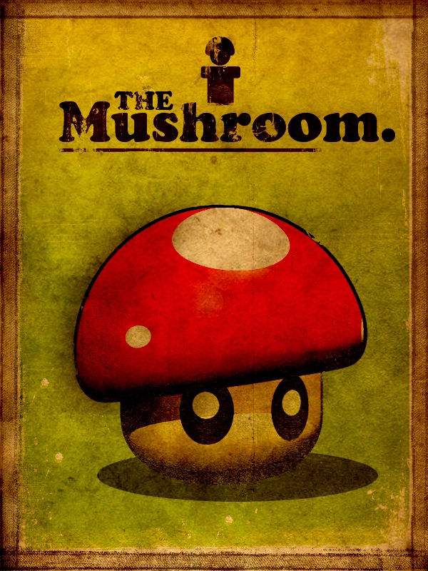 Super Vintage Mushroom by Design91