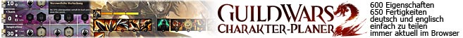 Guild Wars 2: Charakter-Planer auf ninjalooter.de - Banner