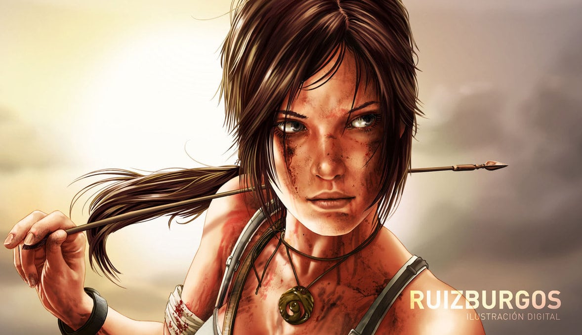 Lara Croft Detail by onlymilo