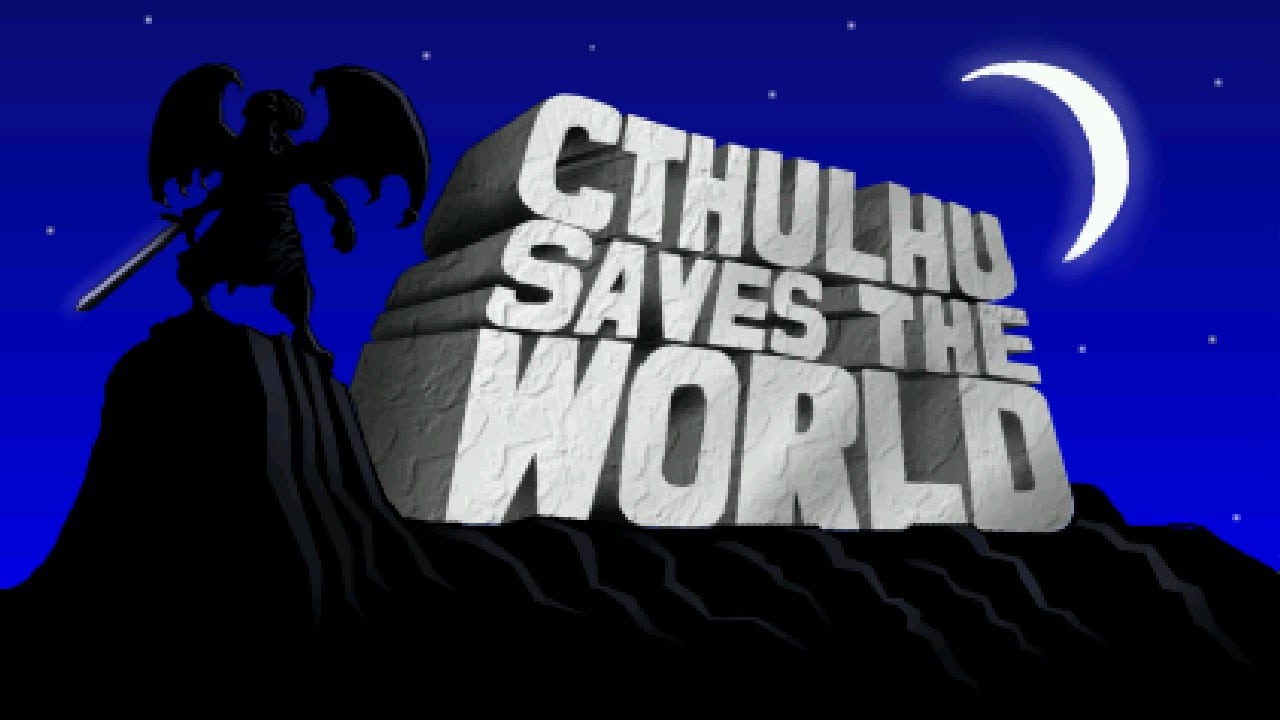 Cthulhu Saves The World - Opening Bildschirm