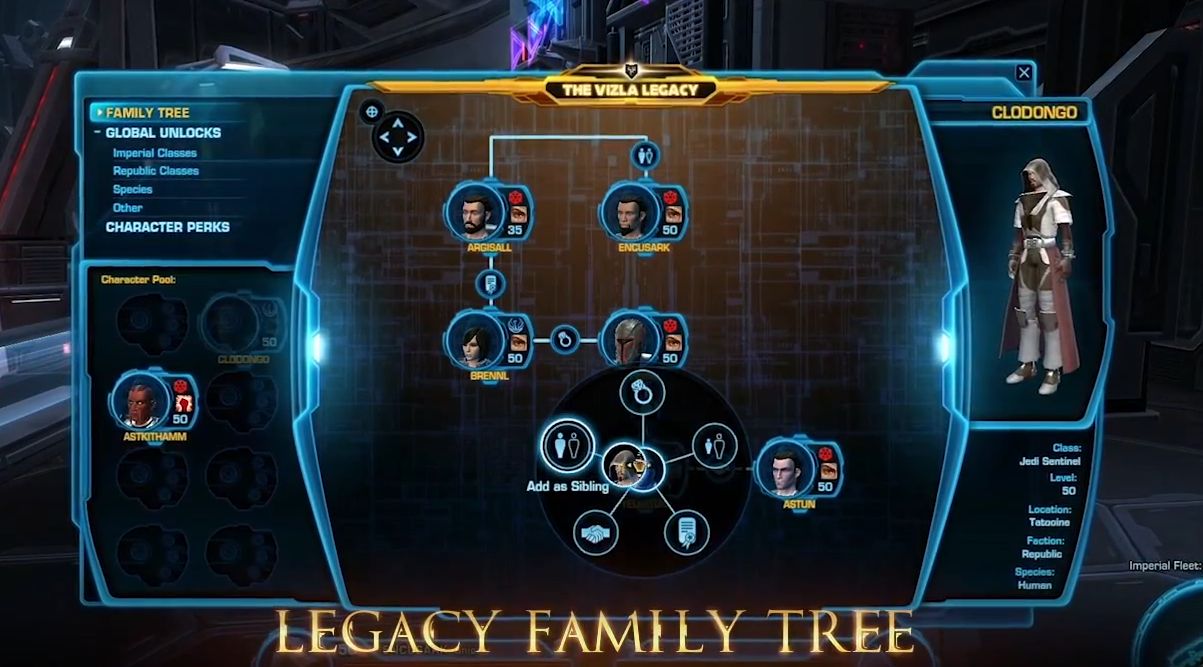 Legacy Familienbaum