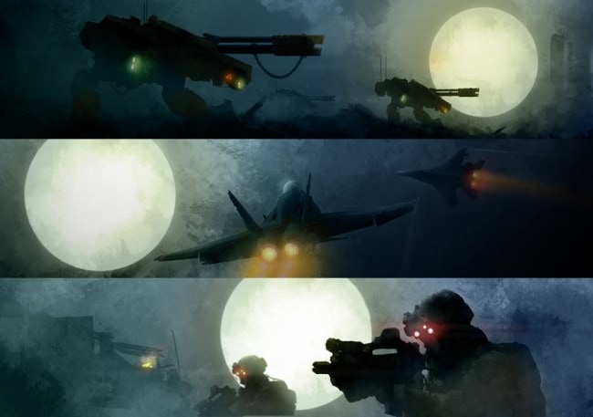Moonforce Sketches by predatoryape – Ninjalooter.de